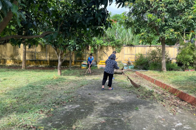 TRƯỜNG TIỂU HỌC LỘC HÒA TẤT BẬT DỌN DẸP – SẴN SÀNG ĐÓN CHÀO NĂM HỌC MỚI! ✨